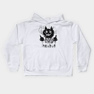 incubus and the bad cat Kids Hoodie